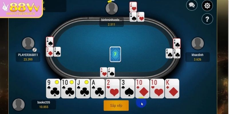 Chiến thuật nâng cao khi chơi Phỏm 88VV