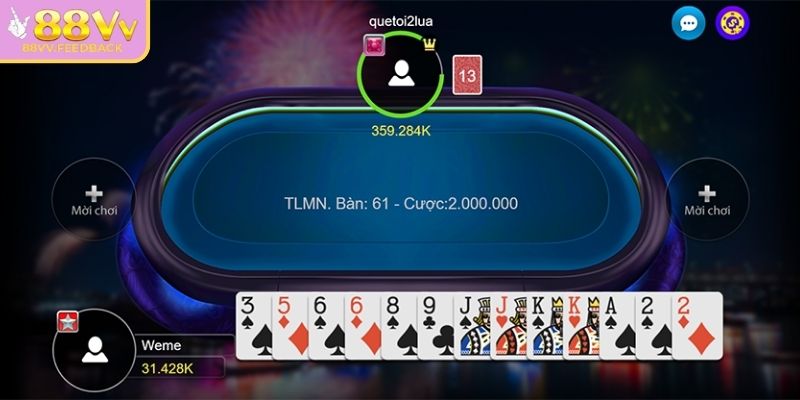 Cách chơi Tiến lên 88VV đúng cách