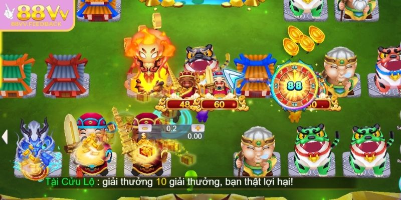 TP Câu cá Phát Tài 88VV – Trải Nghiệm Kiếm Tiền Đỉnh Cao 2 Hệ thống thần linh trong TP Câu cá Phát Tài