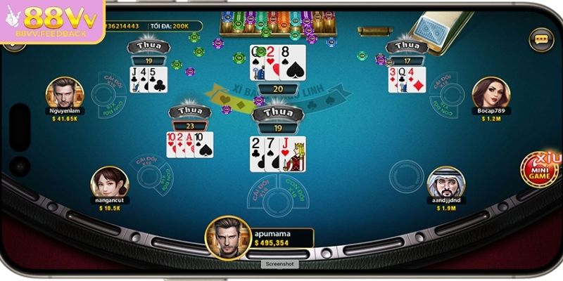 Xì Dách 88VV – Trải Nghiệm Game Chiến Thuật Hấp Dẫn 2 Các tình huống đặc biệt