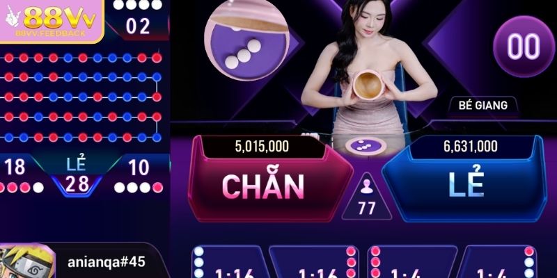 Xóc đĩa 88VV – Trải Nghiệm Cá Cược Sống Động Và Hấp Dẫn 2 Cược lẻ trong xóc đĩa